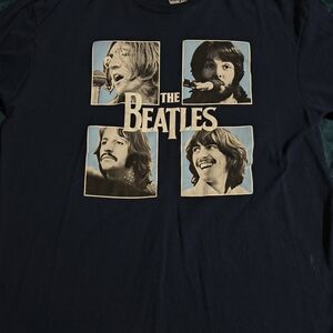 The Beatles Navy Blue Portrait Tee